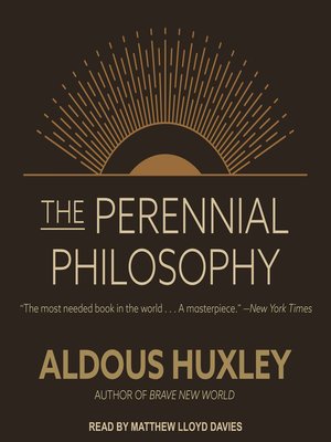cover image of The Perennial Philosophy